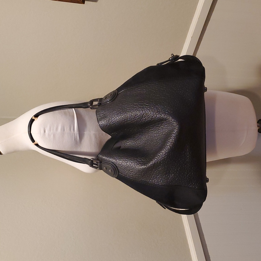 Coach Edie 42 Mixed Leathers Shoulder Bag - Picture 3 of 16